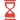 Symbol für Nutzungsantrag oder Nutzungsformular abgelaufen: eine rote Sanduhr