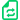 Symbol Nutzungsformular: grüner Umriss eines Blattes mit zwei Pfeilen auf weißem Grund
